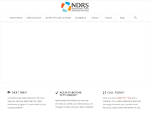 Tablet Screenshot of nationwidedebtreductionservices.com